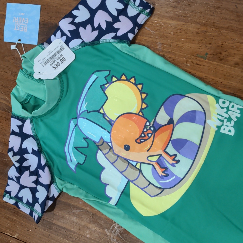 New Green 🦕 Rashguard